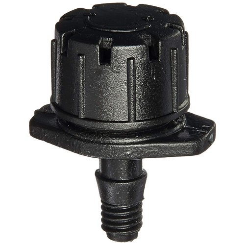 Orbit 67100 1/4" Barb Drip Irrigation Multi-Stream Drip Emitter, 10 pack,Blacks