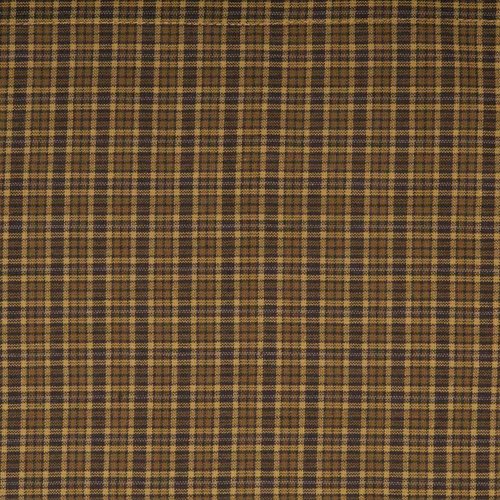 VHC Brands Tea Cabin Rustic 84"x40" Green Plaid Panel Pair Rod Pocket Cotton Tie Back(s) Window Curtains