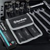 DURATECH Flare Nut Wrench Set, SAE, 3-piece, 3/8'', 7/16'', 1/2'', 9/16'', 5/8'', 11/16'', CR-V Steel, Organizer Pouch Included