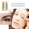 Lashes lash clusters 5D False eyelashes Individual lashes Cat eye lashes Self adhesive eyelashes Cluster lashes Natural lashes that look like extensions(6Pcs)