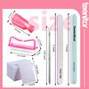Teenitor Nail Gel Remover Tools Kit with Pink Polish Remover Clips, Cuticle Peeler Scraper, Gel Nail Brush, 115 Pack Nail Wipe Cotton Pads, Nail File Grits 120/180 Buffer Block Grits 400/4000