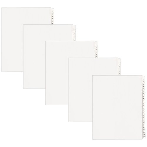 Avery 1-25 Legal Exhibit Dividers for 3 Ring Binders, 25-Tab Sets, Allstate Style, 5 Binder Divider Sets (24761)
