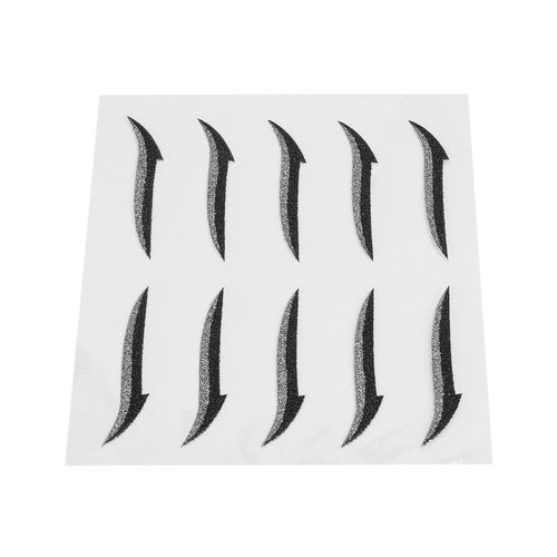 Brrnoo Reusable Glitter Stickers,Adhesive Sticker for Womens Eyes Makeup,Waterproof Self Adhesive Stickers for Weddings Dance Parties(Silver)