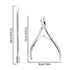 6PCS Cuticle Trimmer with Cuticle Pusher,Cuticle Kit Cuticle Nippers Manicure Set Pedicure Tools Nail Tools Professional Cuticle Cutters for Nails Professional Manicure and Pedicure Set Nail Care Kit