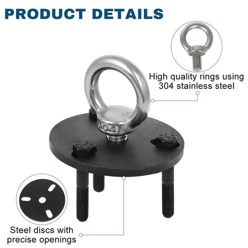 WIKIBB Outboard Engine Lifter Ring Tool with Adapter and Ring Suitable for Evinrude Johnson BRP ETEC Outboard Motor