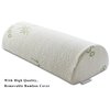 InteVision Four Position Support Pillow (20.5" x 8" x 4.5") Bamboo Cover - Provides Best Support for Sleeping on Side or Back - Helps Relieve Back Pain