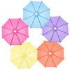Toyvian 5Pcs Mini Umbrella Toy Plant Umbrella Shade for Potted Plants Mini Parasol Simulate Unbrellas Prop Doll Umbrellas Decors for Craft, Mini Umbrella for 18 Inch Doll