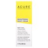 Acure Brightening Night Cream, 1.7 fl oz (50 ml) (Pack of 2)
