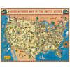 Cavallini 1000 Piece Puzzle, Map of USA (PZL/USMAP)