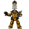 JOYTOY Warhammer 40,000 1/18 Action Figure Imperial Fists Legion MkIII Tactical Squad Legionary with Legion Vexilla Collection Model Christmas Birthday Gifts