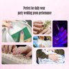 Ombre French Press On Nails Short - IKISKT Fashion Acrylic False Nails, Glue On Nails with Glue Sticker,Fit Perfectly & Natural Stick On Nails - 24PCS Soft UV Gel Fake Nails Kit, Gradient White