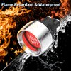 RVBOATPAT 12VDC 50A Engine Start Ignition Switch 3 Pin Spst Push Button Starter Switch Momentary 12 Volt 50 Amp Red Led for Marine Vehicle Racing Car Truck RV