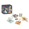 Janod - My Bakery - Pretend Play Kitchen and Doll’s Tea Set Toy - 19 Wooden and Felt Pieces Included - Water-Based Paints - 3 Years + J06618