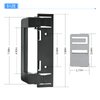 Ytpoools 1 Pack 3316882900 RV Refrigerator Door Handle Holder Grip Black Hardware, Compatible with 3316882.900 S,Std Dr Handle Combo-6/8 Amii DM2672, DM2682, DM2872, DM2882 with Airing Cards