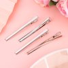 Haodeba 20 Pcs Premium Sturdy Stainless Steel Alligator Hair Clips Hair Pins Silver 8cm/3 Inch