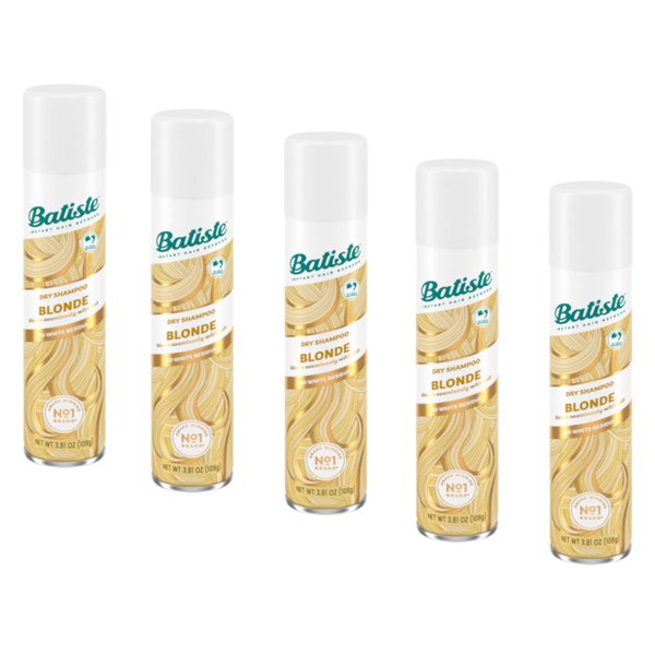 Batiste Dry Shampoo, Blonde, 3.81oz. (Pack of 5)