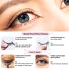 SONAFEEL Short Eye Lashes for Glasses wears 12mm 14Pairs a Little Cat Eye Effect False Eyelashes Natural Look Handmade Reusable 3d Mink Lashes Pack