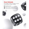 JoyCat 16mm 6 Sided Dice Set Standard Game Dice Kids for Board Games Dice Games Math Dice for Classroom with Storage Bucket (100, Opaque)