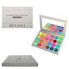 Afflano Neon Makeup Palette Eyeshadow, Glow in the Dark Neon Eyeshadow Palette Highly Pigmented, Neon Party UV Blacklight Eye Shadow Pallet, Red Orange Pink Pressed Glitter Eyes Makeup Palette