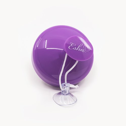 Esha Girl – Soft Silicone Scalp & Head Massager - Shampoo Brush for Wet Dry Oily Curly Straight Thick Thin Rough Long Short Natural - Hair Shampoo Brush for Scalp Exfoliator (Purple)