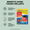 Moller’s ® | Omega 3 Capsules for Children | Natural Fish Oil Omega 3 Fish Oil for Kids | with DHA and EPA, No Gluten, Lactose or Added Sugar & Easy to Chew | Strawberry Flavor | 36 Capsules