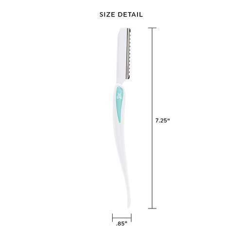 Cricket Stylist Xpressions Professional Stylist Hair Styling Razor for Cutting, Thinning, Texturizing, 6 Stainless Steel Razor Blades Included, Minty Fresh