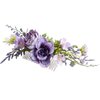 PartyforU Purple Flower Hair Comb - Handmade Wedding Floral Combs Bridal Comb for Hair for Bride Bridesmaid Women Girls Prom Bridal Shower Maternity Shoot