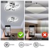Hallway Light Acrylic Modern LED Ceiling Light Fixtures Cool White 6000K Close to Ceiling Lights for Bedroom Bathroom Kitchen Balcony Corridor Stair Aisle Lamp Curved Creative Design Ceiling lamp