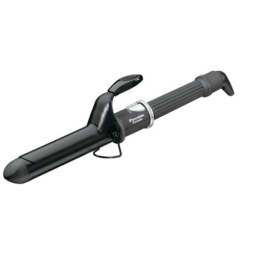 BaBylissPro 1 1/4 inch Curling Iron, Porcelain Ceramic Professional Hair Curler For Multiple Hair Types, Reaches 430 Degrees for Loose Long Lasting Curls