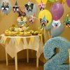 Hooqict Dog Birthday Banner Dog Birthday Party Decorations for Backdrop Dog Themed Party Banner Dog Face Happy Birthday Sign for Girls Pet Puppy Theme Birthday Party Supplies