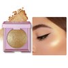 MAEPEOR Face Highlighter Palette 8 Colors Smooth Shimmer Highlighter Palette Longlasting Shiny Face Illuminator Highlighter Makeup (07 Gold)
