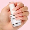 Nicedeco Rubber Base Gel for Nails Peach Pink Rubber Gel U V Color Base Gel Nail Polish 15ML 018