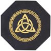 DND Dice Tray - Premium 8 Inch Dice Tray Dungeons and Dragons - Exquisitely Detailed Gold World Tree & Triquetra Design - Perfect RPG Dice Rolling Tray with D&D Dice Box Storage to Protect Dice