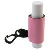 Birdz 10 Clip-On Neoprene Pink Sleeve Lip Balm Holsters Lipstick Holder Key Chain