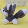 Ruzucoda Plush Husky Stuffed Animals Dog Keychains Toys Puppy Ornaments Pendants Gray