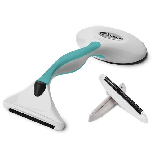 Gleener Battery-Free Fabric Shaver & Lint Brush | Ultimate Fuzz Remover Sweater Comb | Lint Remover and Depiller for Clothing & Furniture (Turquoise)