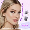 GAQQI Lash Clusters, Eyelash Clusters 120PCS C Curl Individual Lashes, Wispy Cluster Eyelash Extension 14mm Only, Natural Looking Cluster Lashes （GQ15, C Curl, 14mm)