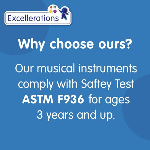 Excellerations Easy-Grip Sand Blocks, Set of 2, Kids Musical Instruments, Sand Blocks, Sand Toys, Sand Toys for Kids, Wood Blocks, Wood Toys, Toddler Musical Instruments