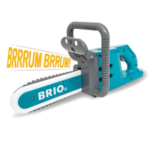 BRIO Builder – 34602 Chainsaw | Educational Roleplay & Construction Toy for Kids Age 3 Years Up