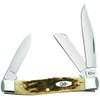 Case Medium Amberbone CV Stockman Pocket Knife, Chrome