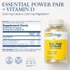 Solaray Calcium & Magnesium Citrate 2:1 Ratio w/Vitamin D-3, Healthy Bones, Muscle & Nervous System Support, High Absorption 180 Capsules