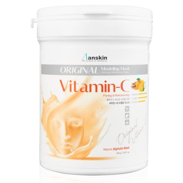 ZEESOON Anskin Vitamin C Modeling Mask Powder Pack Puring & Moisturizing (240g 8.46oz) Skin & Pore Treatment