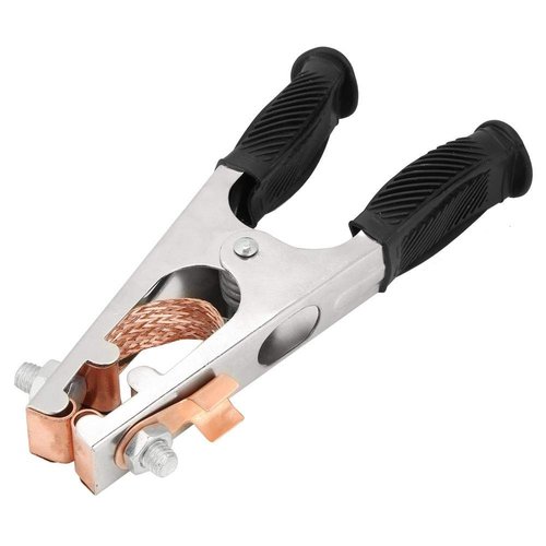 Welding Ground Clamp 500A Electroplated Welding Earth Clip for Manual Welder Copper US Type Dutch Type(US Type)