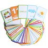 ZazzyKid Flash Cards for Toddlers - 52 Double Sides Cards for Numbers, Colors, Shapes & Weather - Learning & Education Toys for Preschool