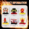10 Pcs Firetruck Birthday Party Decorations Fire Truck Themed Table Supplies Firetruck Honeycomb Centerpieces Fire Truck Plates Firefighter Fire Hat Extinguisher Fireman Party Favors Supplies for Kids