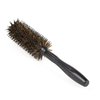 Agoder Round Hair Brush with Natural Boar and Nylon Bristles, Small Volumizing Hair Brush - 1.77 Inch Diameter Barrel (14 Rows)