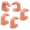 So Beauty 5 Pcs Acrylic UV Gel Nail Art Flase Practice Finger Training Display Decoration Tool