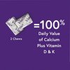 Viactiv Calcium Plus Vitamin D Supplement Soft Chews, Caramel, 100 Count