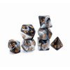 Polyhedral DND Dice Set, 6Pack Double-Colors Dice Sets with D4 D6 D8 D10 D% D12 D20 Compatible with Dungeons and Dragons D&D RPG MTG Table Games (6Colors 42 Pieces)