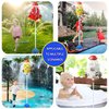 ROHSCE Water Rocket Sprinkler for Kids | Outdoor kids sprinkler Toy, Summer yard outside water toys | Spaceship Rocket Ship Sprinkler Toys for Kids 3 Years and Up | Fun Sprinkler Gift for Boys & Girls
